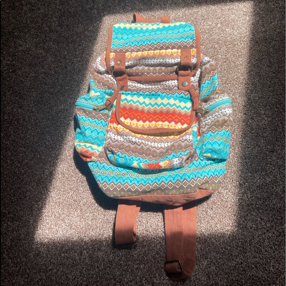Bohemian Canvas Backpack